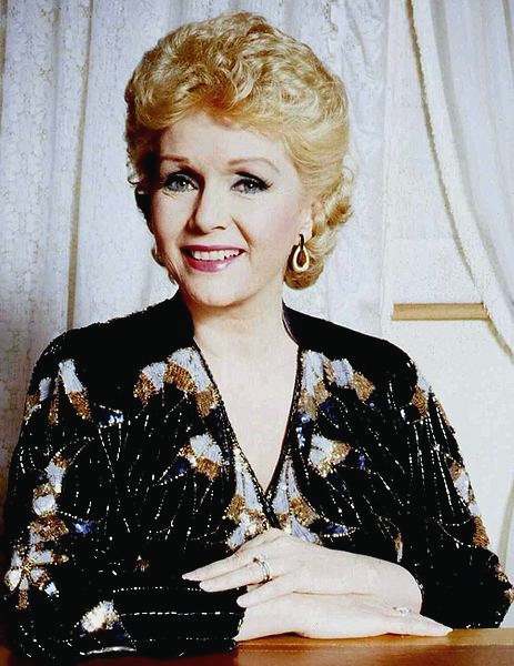 Debbie Reynolds close-up