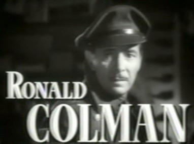 Ronald Colman close-up